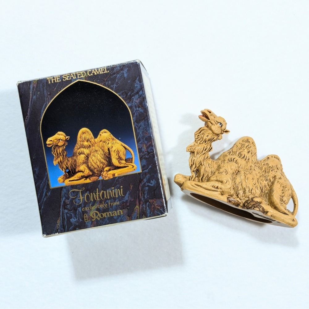 Fontanini 1992 Italy Heirloom 5" Nativity Figure The Seated Camel 52545 Vintage